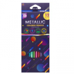 Cool For School Metallic Color pencils 12 colors - image-0